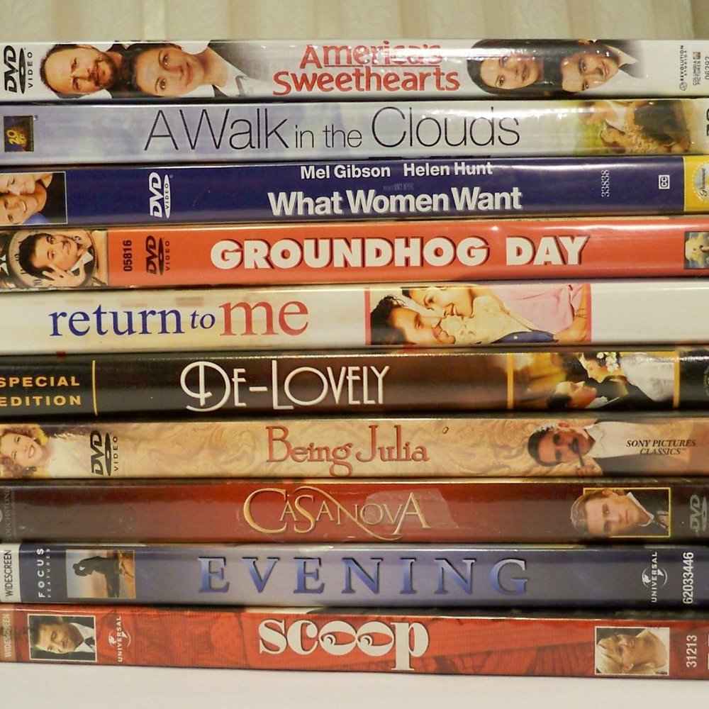 10 Assorted Romance Movies DVDs